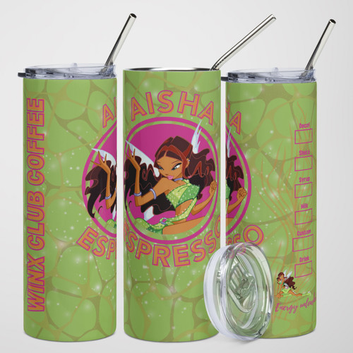 Bicchiere winx club aisha - club,