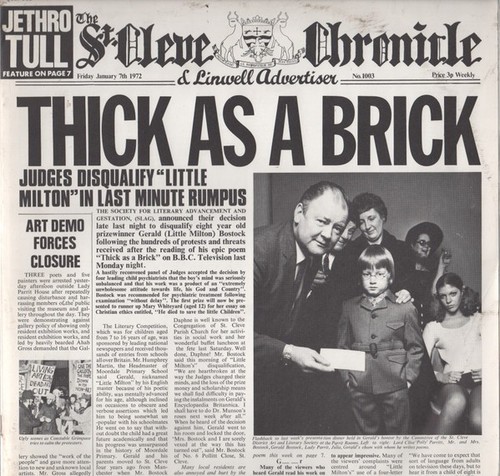 Vinyle jethro tull thick - -,