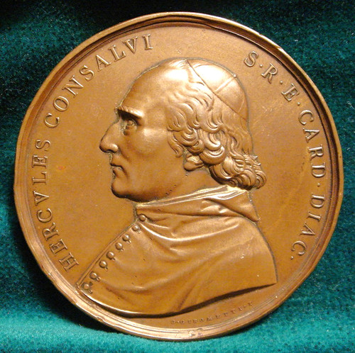 Medaglia ercole consalvi - medaglia,