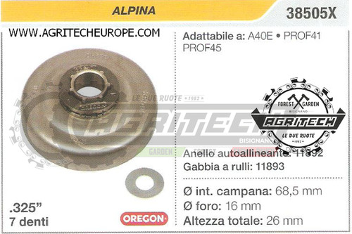 Pignone professionale motosega - pignone,
