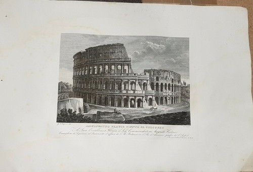 Veduta del colosseo roma - del,