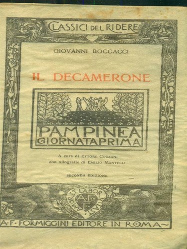 Decamerone boccaccio - decamerone,