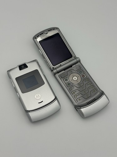 Motorola razr silver con - motorola,