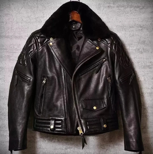 Giacca biker uomo nuova - , fatta