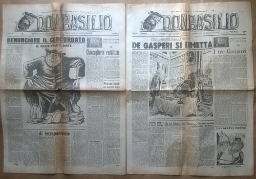 Giornali epoca don basilio - giornali,