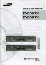 Samsung dvd vr350 355 - dvd-vr350,
