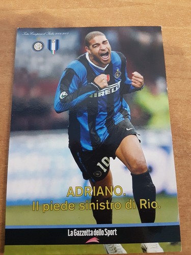Cartolina inter adriano - cartolina,