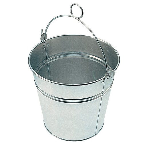Secchio contenitore metallo - secchio,