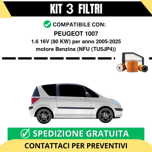 Kit filtri tagliando per - kit,
