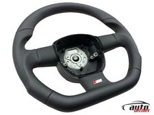 AUDI A3 8P, Tuning S-Line Volante Volante Volante in Pelle senza Multifunzione SPIATTITO