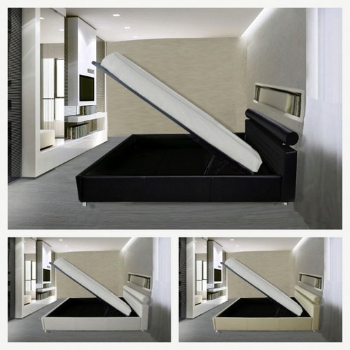Letto matrimoniale contenitore
