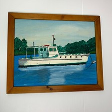 Dipinto Nautico Lu Gilson 1963