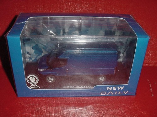 Iveco daily bleu - bleu, 1/43