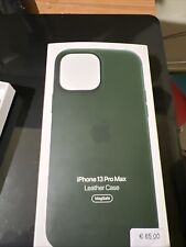 Genuine / Official Apple iPhone 13 Pro Max Leather Case - Sequoia Green - New