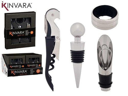 Set accessori per - vino, pezzi