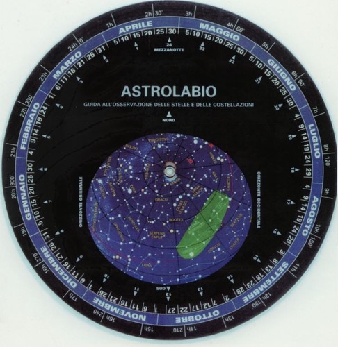 Mappa stellare rotante - mappa,