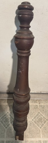 Vintage legno tornito alto - vintage,