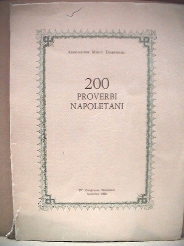 Tradizioni napoli 200 proverbi - 200,