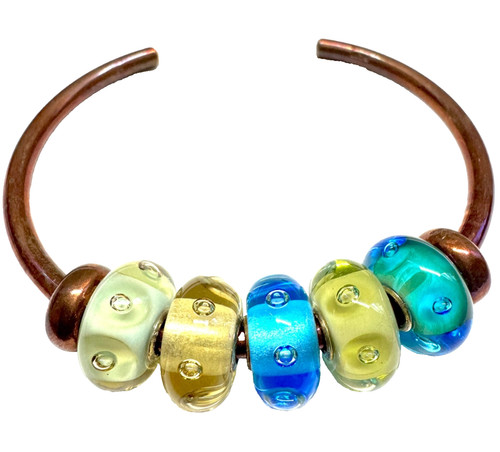 Trollbeads bracciale rame - bracciale, in