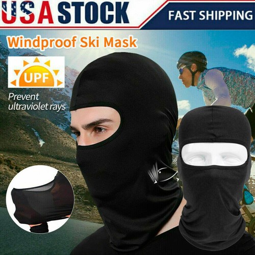 Maschera viso balaclava nera - maschera,