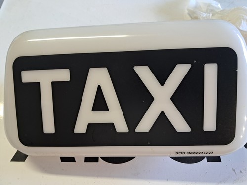 Insegna taxi led estraibile - taxi,