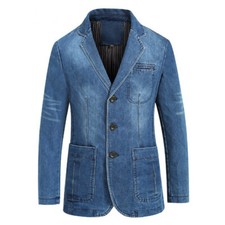 Giacca Suit In Denim Da Uomo