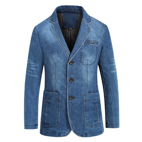 Giacca suit denim - denim, da