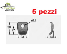 PREMISTRISCIA PER MOTOFALCIATRICE BCS BERTOLINI PREMILAMA GUIDALAMA 5230282 5 pz
