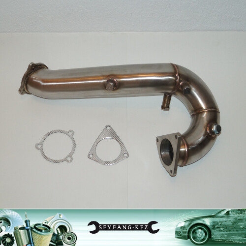 Downpipe acciaio inox audi - downpipe,