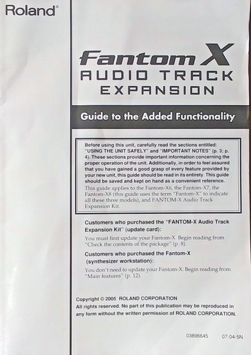 Manuale espansione pista audio - manuale,