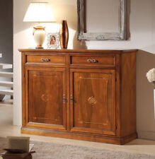 CREDENZA 2P + 2 CASSETTI IN LEGNO ANTE INTAGLIATE VARIE FINITURE LM 524