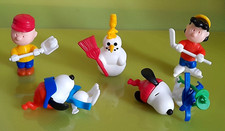 Lotto 5 figure sorpresine Snoopy Peanuts - kinder 1999