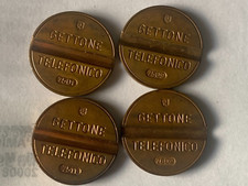 N. 4 GETTONI TELEFONICI - RARI