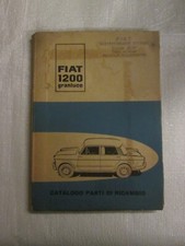 FIAT  1200 Granluce Tipo 103 G CATALOGO RICAMBI Originale 1957  1° Edizione