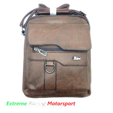 BORSA MASCHILE DARK BROWN LOGO