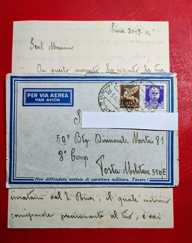 Storia postale 1942 lettera - 1942,