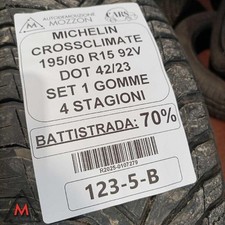 Pneumatico 195/60 R15 92V per MICHELIN CROSSCLIMATE usato (107279)