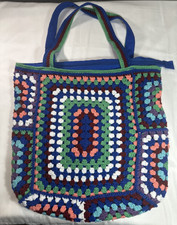 Borsa tote all'uncinetto