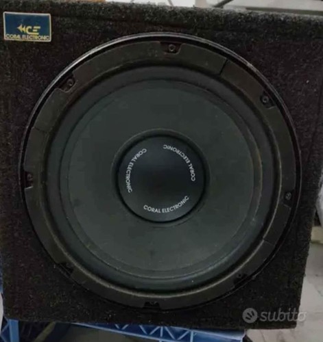 Subwoofer amplificato coral - subwoofer,