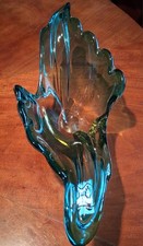 Fruttiera vintage in vetro di