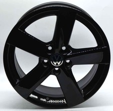 4 cerchi lega volkswagen polo golf t-cross r16 nero lucido lt004714