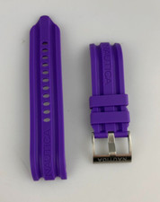 Cinturino Orologio Nautica Attacco Ansa 24mm Silicone Ottima Qualità Uomo Fibbia