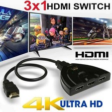 Switch Hdmi 2K 4K Splitter 3 Ingressi 1 Uscita Switch Tv Ultra Hd Per Pc/☆