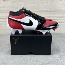 Taglia 9 - Tacchetti da calcio Air Jordan 1 Low TD punta allevata in vernice (FJ6245-601)