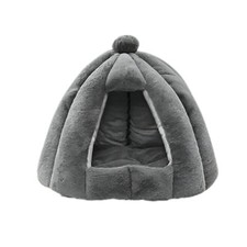 Cuccia Gatti da interno Igloo FluffyHome Grigio per cani Toys e gatti. Lavabile