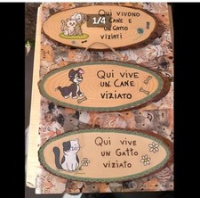 TARGHETTE IRONICHE GATTI E