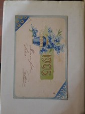Cartolina Buon Anno anno 1905