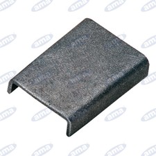 SUPPORTO FASCETTA PIASTRA PER LEVA FRENO TRATTORE A MANO 80X40 MM PROFILO 12MM