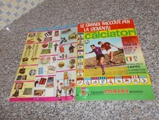 ALBUM CALCIATORI PANINI 1968-69 COMPLETO EDICOLA EX SIGILLATO+TRASFERIBILI NUOVI