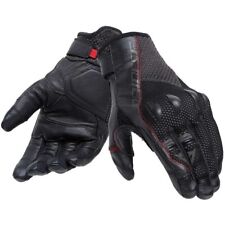 GUANTI MOTO PELLE TESSUTO GLOVES DAINESE KARAKUM ERGO TEK BLACK  TG M